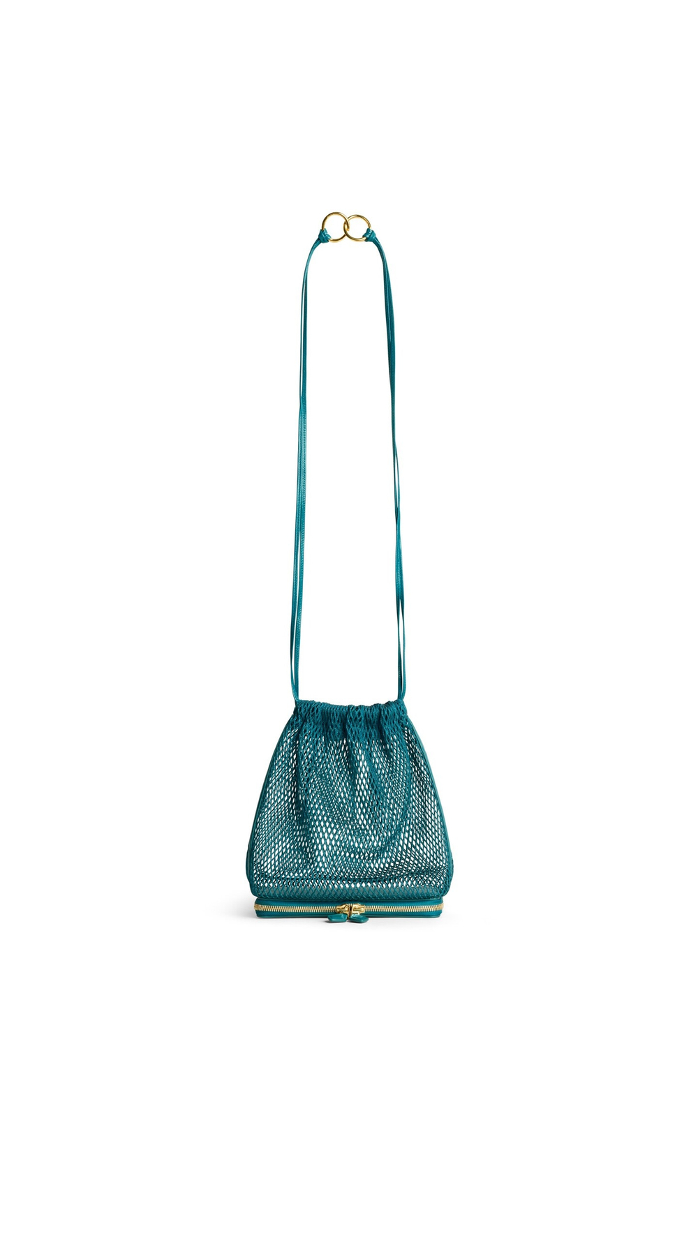 ALAÏA СУМКА LE POCHON В СЕТОЧКУ, СИНИЙ