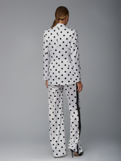 Пижамный костюм в горох