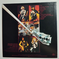 Винтажная виниловая пластинка LP Judas Priest British Steel (Japan 1980) (No Obi)