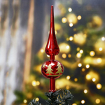 Верхушка на ёлку "Пика" 23см, пластик