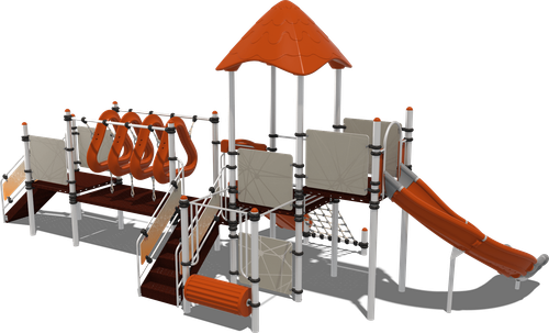 Детский городок Тортуга (комплектация 2, паттерн Vector)