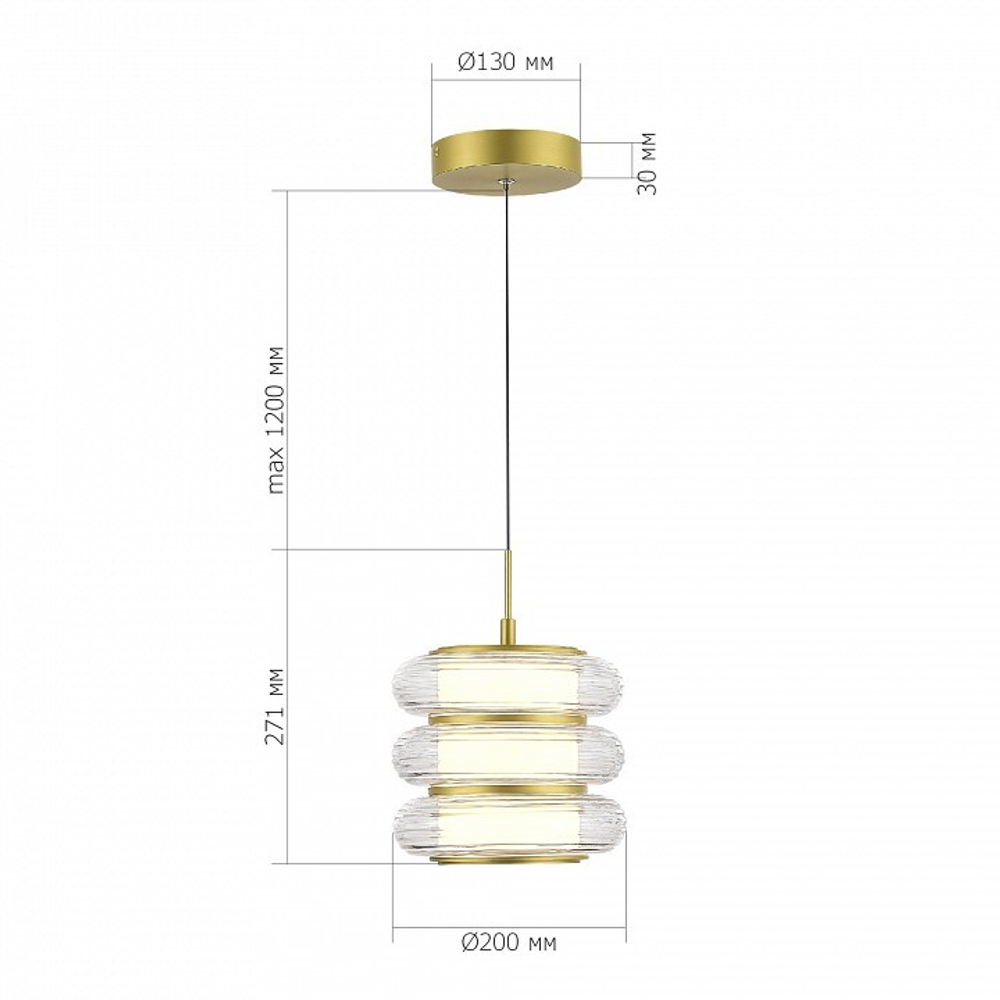 Подвесной светильник ST-Luce FRITTELA SL6239.203.03