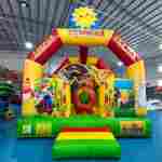 Коммерческий надувной батут «Добрая русская сказка 3», 8*4*5 м.