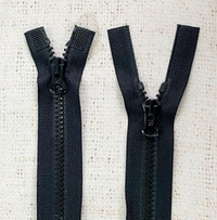 Молнии трактор АРТА-Ф 2077, Латвия, Т6, L 70 см, 2 бегунка, чёрный