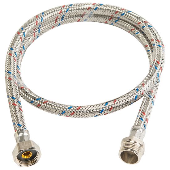 Гибкая подводка для воды Stout НР 3/8" х ВР 1/2", длина 400 мм (SHF-0065-081015)