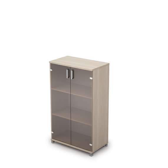6ШД.017.3 Шкаф для документов средний со стеклом (800*450*1348)