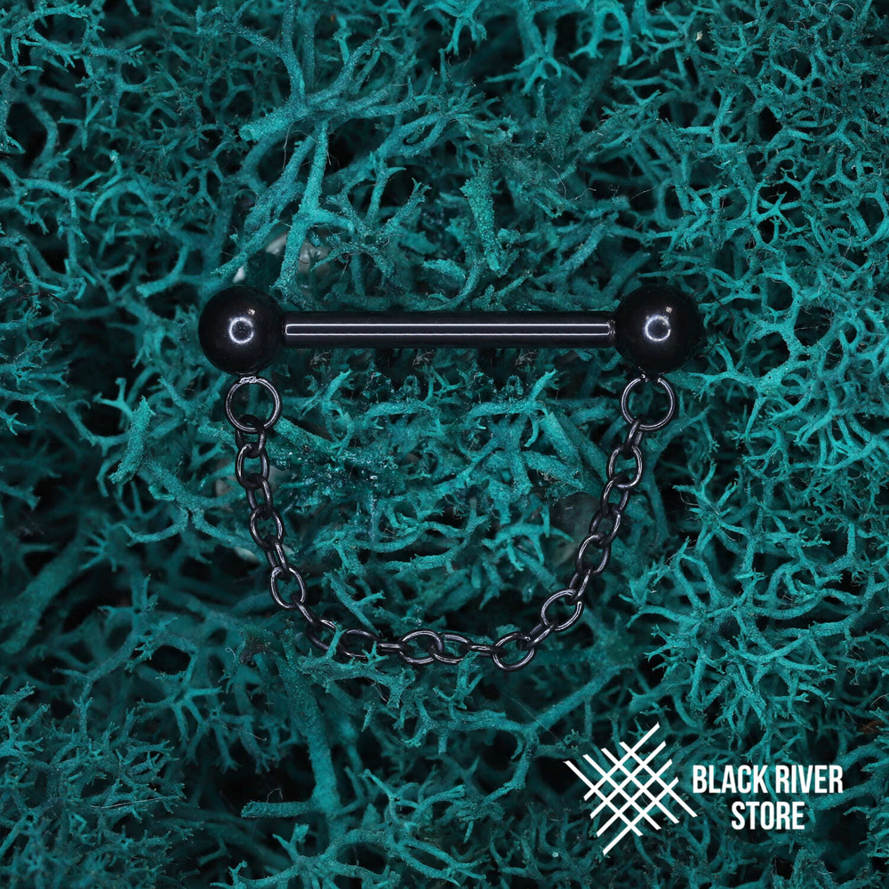 Штанга Classic Chain PVD Black Б/Р 1.6мм