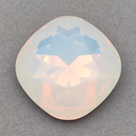 Swarovski 4487 Large Cushion Square FS, White Opal F
