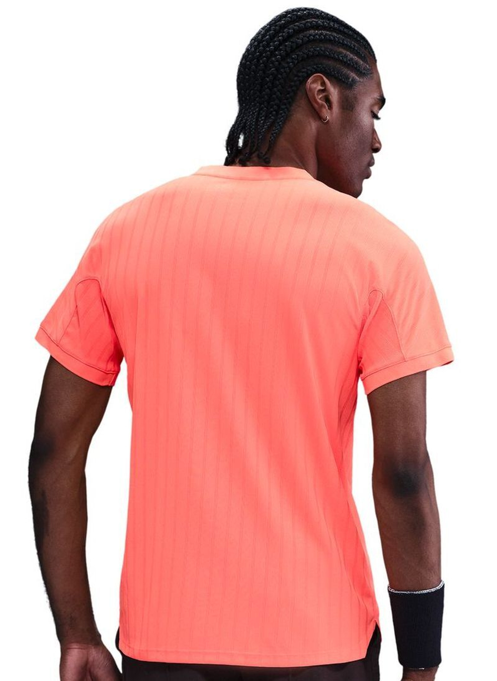Мужская теннисная футболка Nike Court Slam Dri-Fit Advantage - bright mango