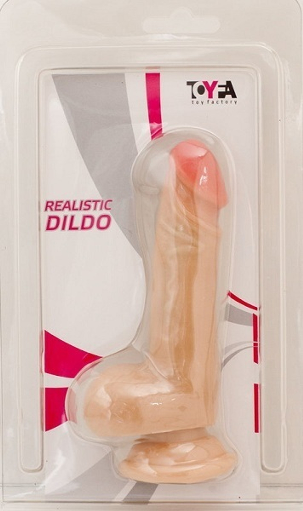 Телесный фаллоимитатор на присоске, 10 см