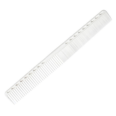 Белая удлиненная расческа для стрижки 230мм Y.S. Park YS-331 White