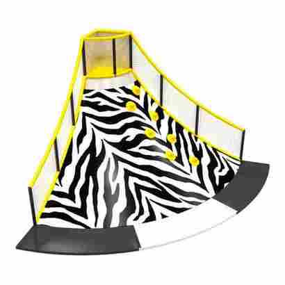 Аттракцион вулкан «Зебра» 5,3×5,3×3,8 м