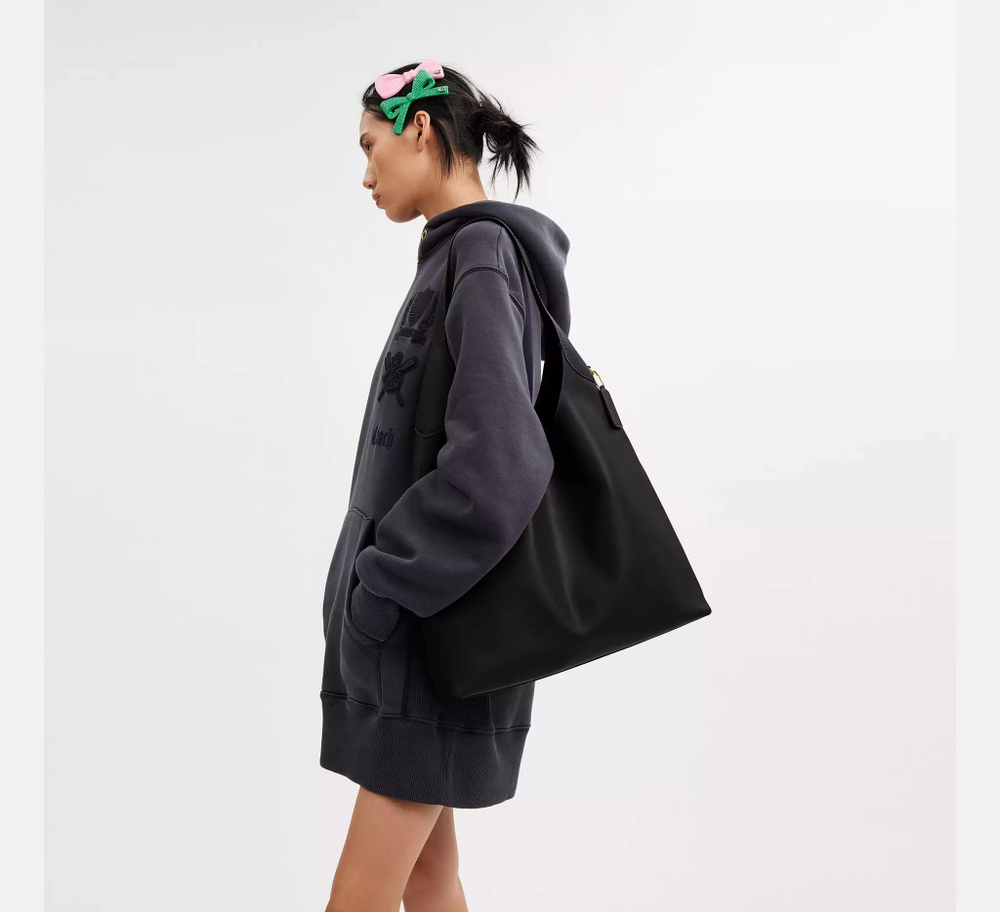 COACH СУМКА ЧЕРЕЗ ПЛЕЧО BROOKLYN 39, ЧЕРНЫЙ