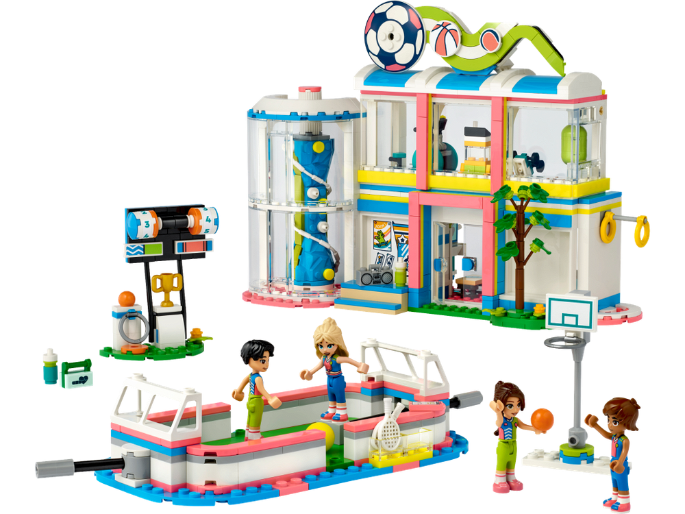 LEGO Friends 41744 — спортивный центр Хартлейк-Сити, тренировки и игры
