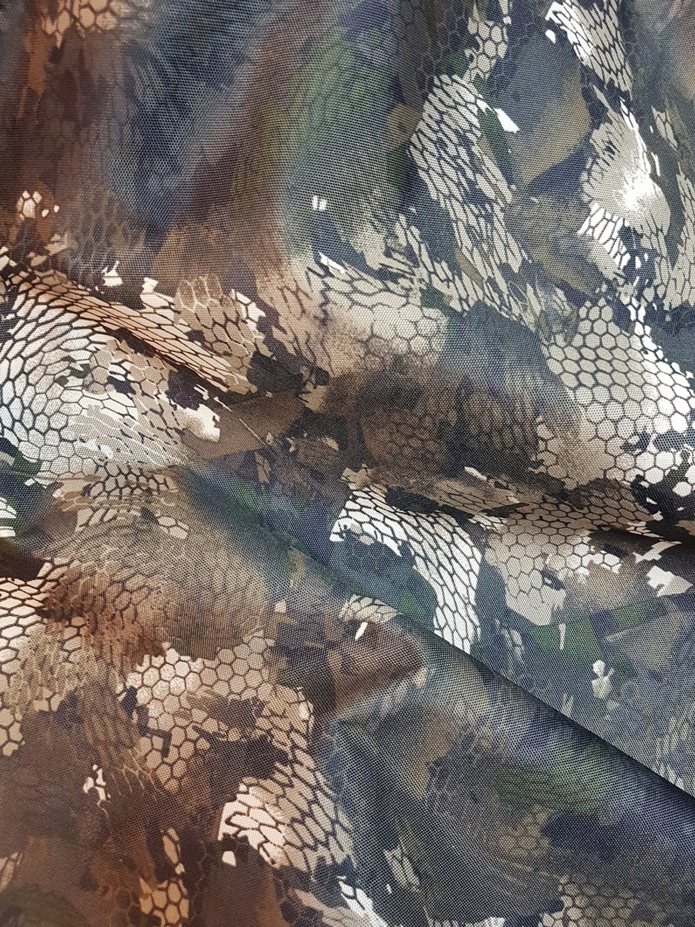 Ткань уличная-тентовая Prival Oxford 600 PU 1000, 230г/м2, камуфляж C113-1, 1.5х4м