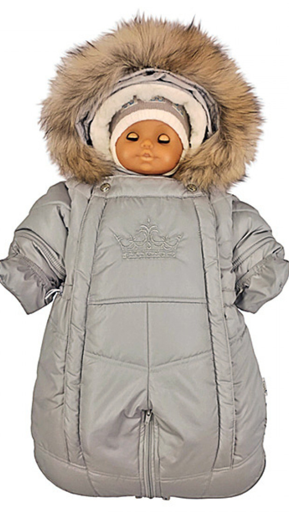 Комбинезон трансформер Egorka "Корона" (серый)