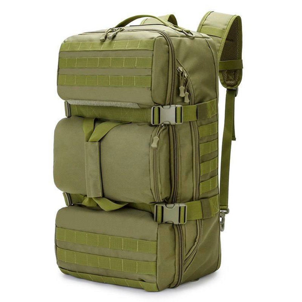 Вместительный тактический рюкзак 60л / олива