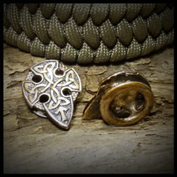 Бусина для паракорда , браслета декоративная "Сила кельта" большая