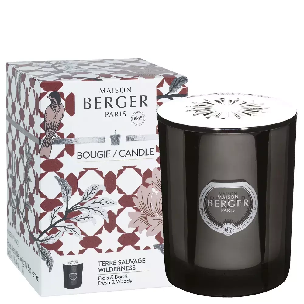 Maison Berger Paris - Wilderness 240г Черная ароматическая свеча / артикул   6960  / GTIN 3127290069603