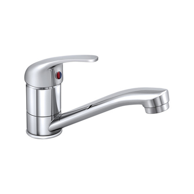 Смеситель для мойки и умывальника с коротким изливом, одноручный, СЛ-ОД-П20, Славен