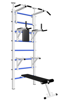 Шведская стенка Sv Sport враспор (Турник стандарт/Брусья/Стойка/Скамья)