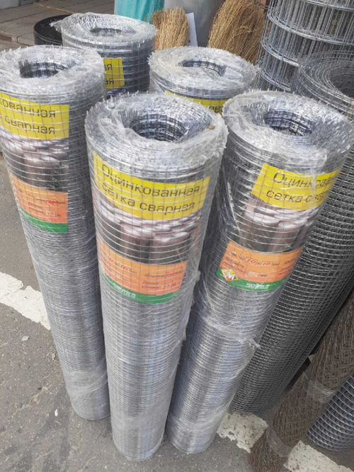 Сетка оцинкованная 10*10 мм. (15м2).