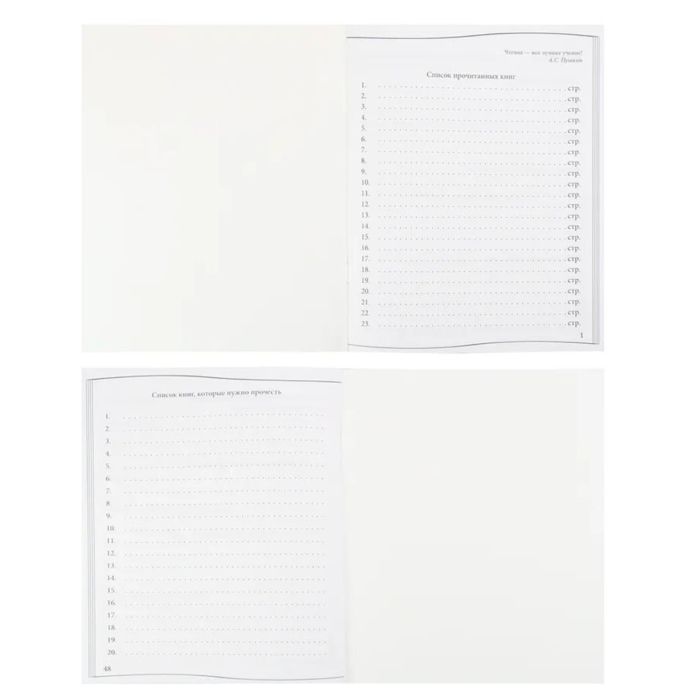 Дневник читательский А5 24л., скрепка, мелованный картон, Проф-Пресс "Читающая молодёжь"