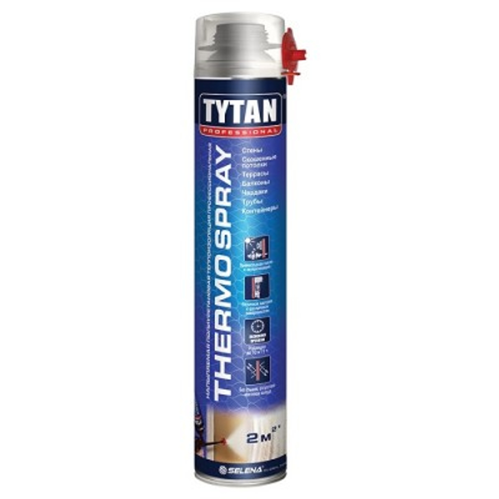 Титан / Tytan Thermospray напыляемая теплоизоляция профессиональная