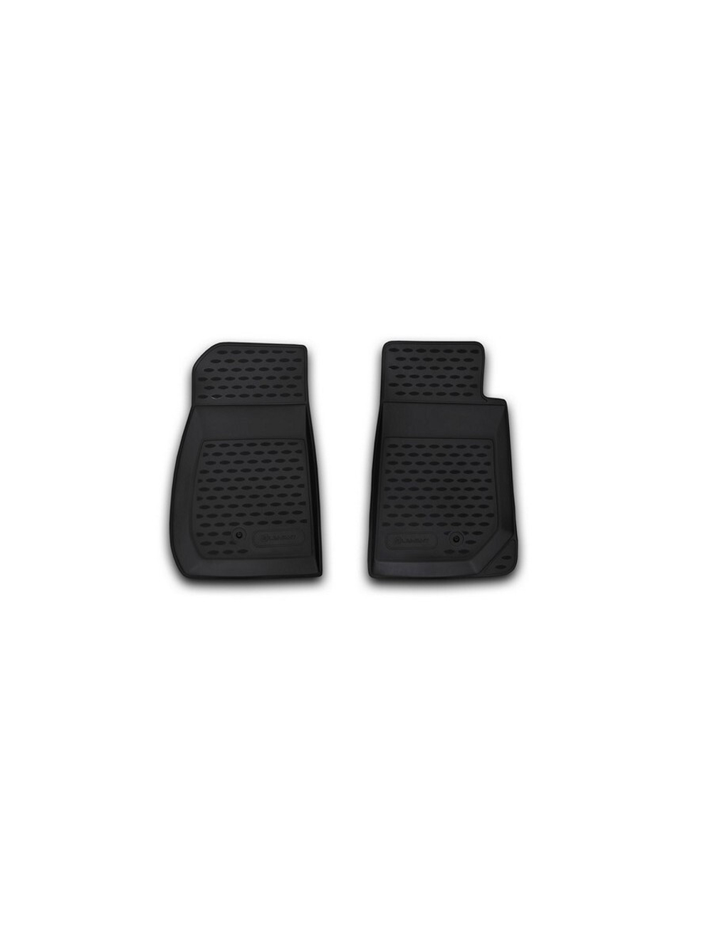 Коврики в салон для JEEP Wrangler 2 двери, 2007- 2 шт. передние (полиуретан) NLC.24.08.210