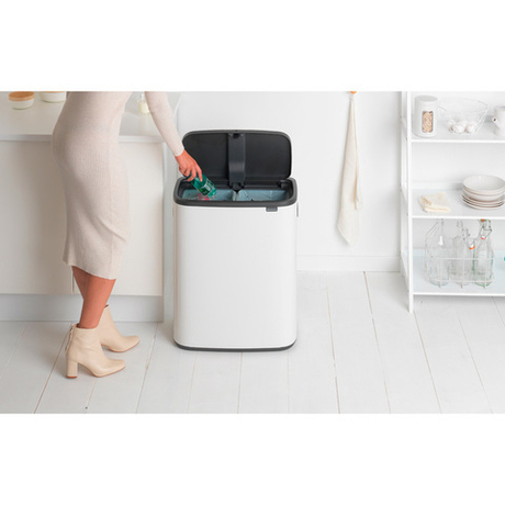 Мусорный бак Bo Touch Bin 2x30л Brabantia Белый