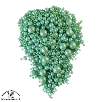 Шарики рисовые «Жемчуг изумруд» микс 50 гр