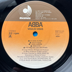 Винтажная виниловая пластинка LP ABBA АББА Voulez Vous (Япония 1979) (Без Оби)