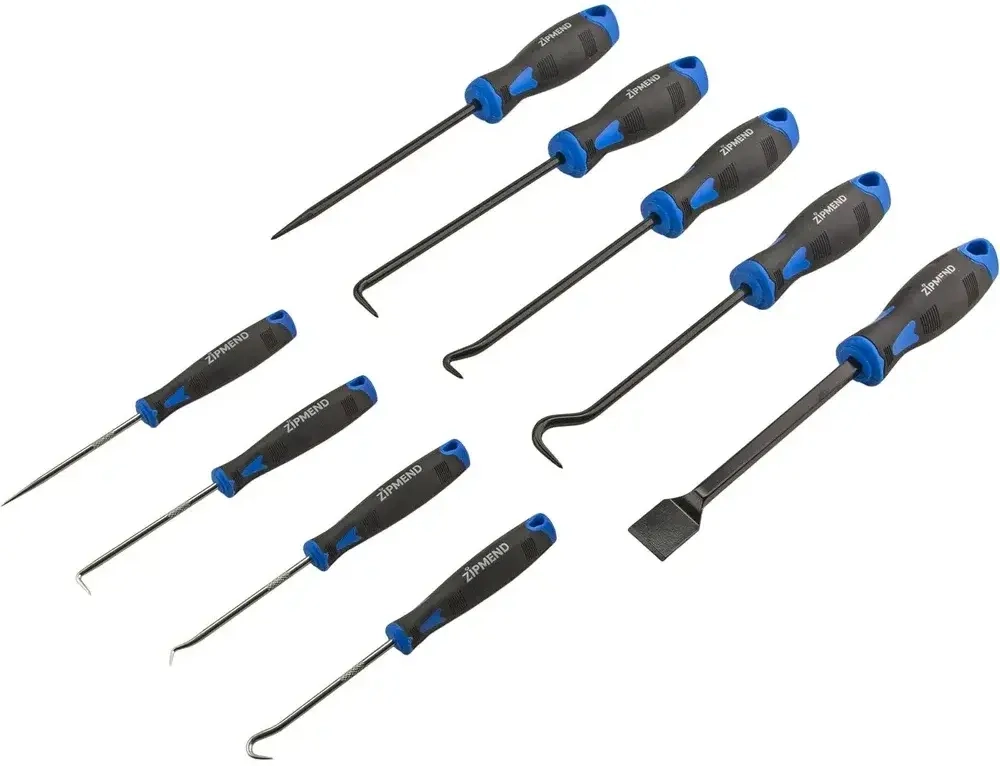 Набор инструментов для демонтажа сальников, уплотнителей и остатков герметика, 9пр.