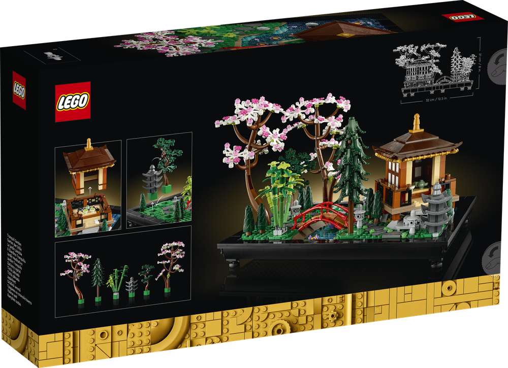 Конструктор Лего айконс Тихий сад 10315 | LEGO Icons Tranquil Garden коллекционная диорама в японском стиле 1363 дет 18+