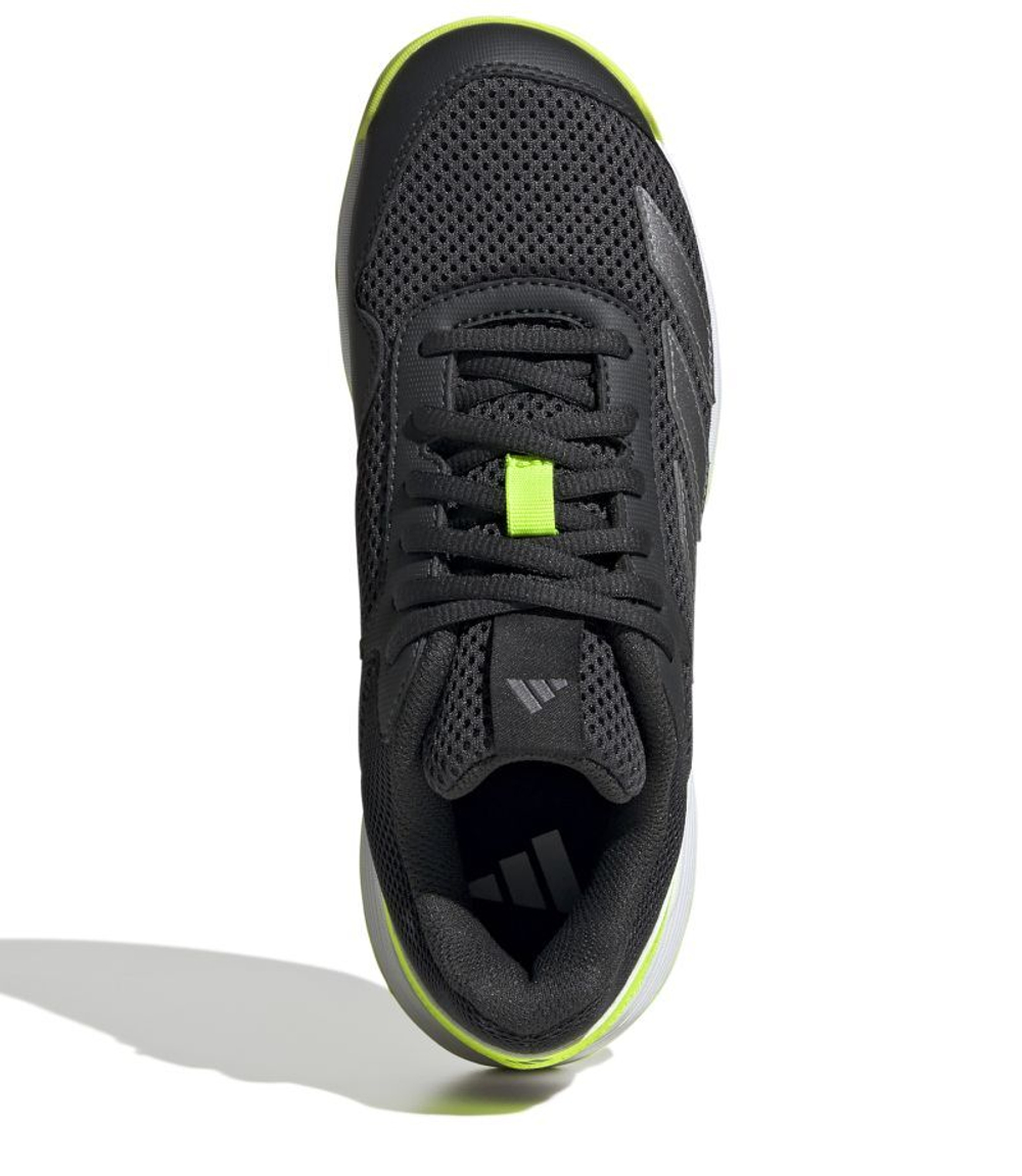 Детские теннисные кроссовки Adidas Courtflash K - Black