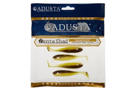 Приманка ADUSTA Penta shad 3" #106 Ayu