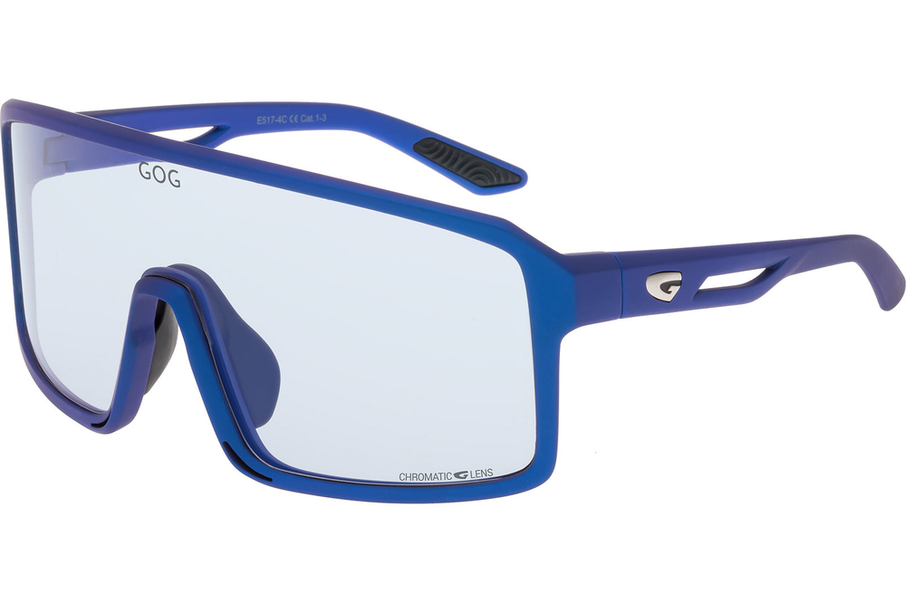 Спортивные очки GOG Ragnarok / Matt Metallic Navy Blue / Photochromic Blue Lens