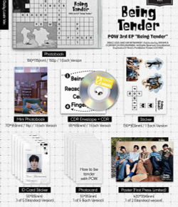 Альбом POW - BEING TENDER 3rd Album PHOTOBOOK RANDOM Version