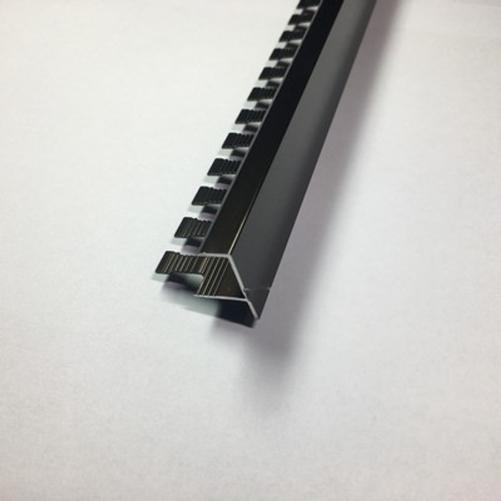 АЛТПг 12мм "DO-1" 2,7м Бронза глянец окантов. гиб. анод. алюм.