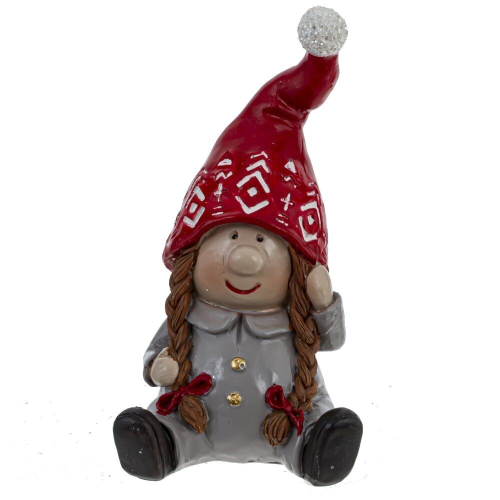GAEM Фигурка декоративная "Гном", L6 W6 H10,5 см, 2в.