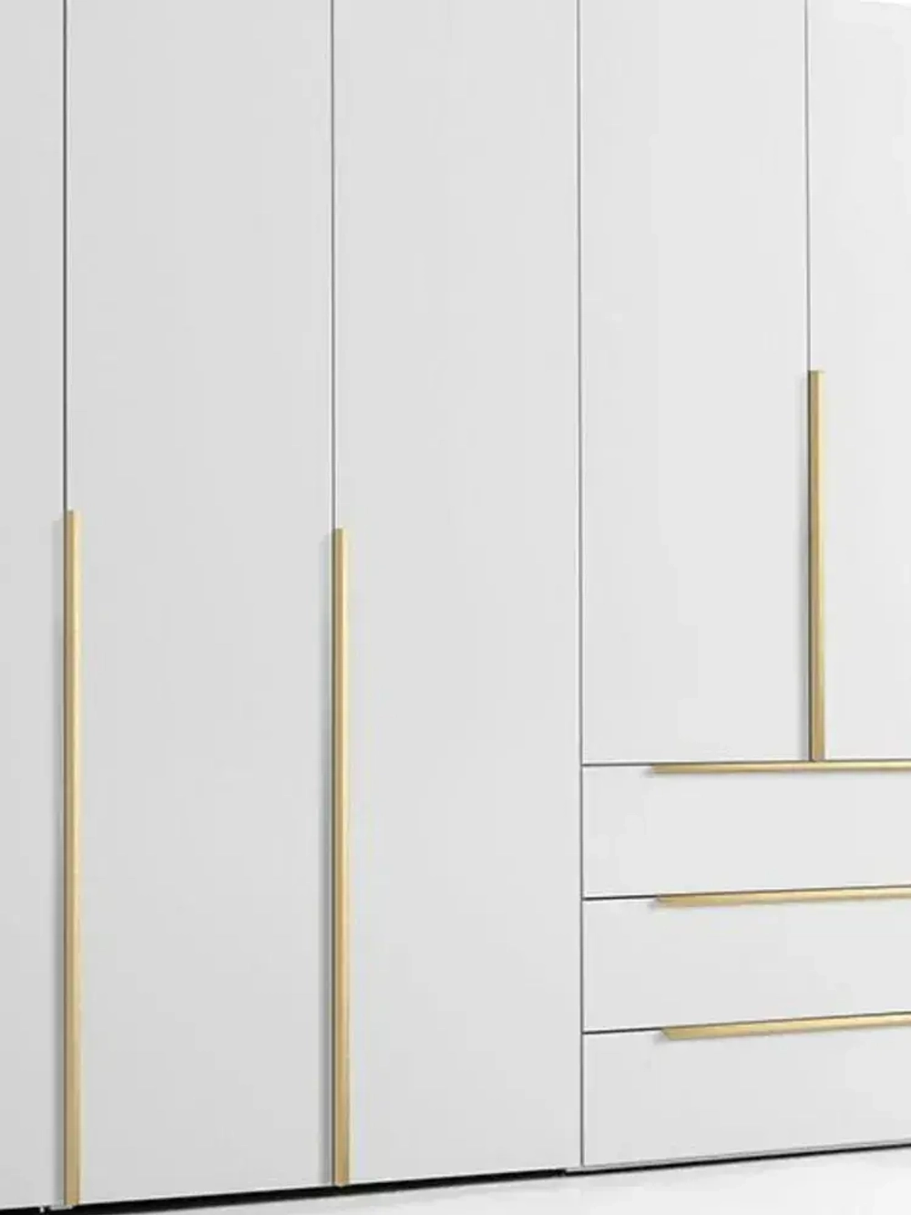 Ручка торцевая 1200 мм золото 4 шт.