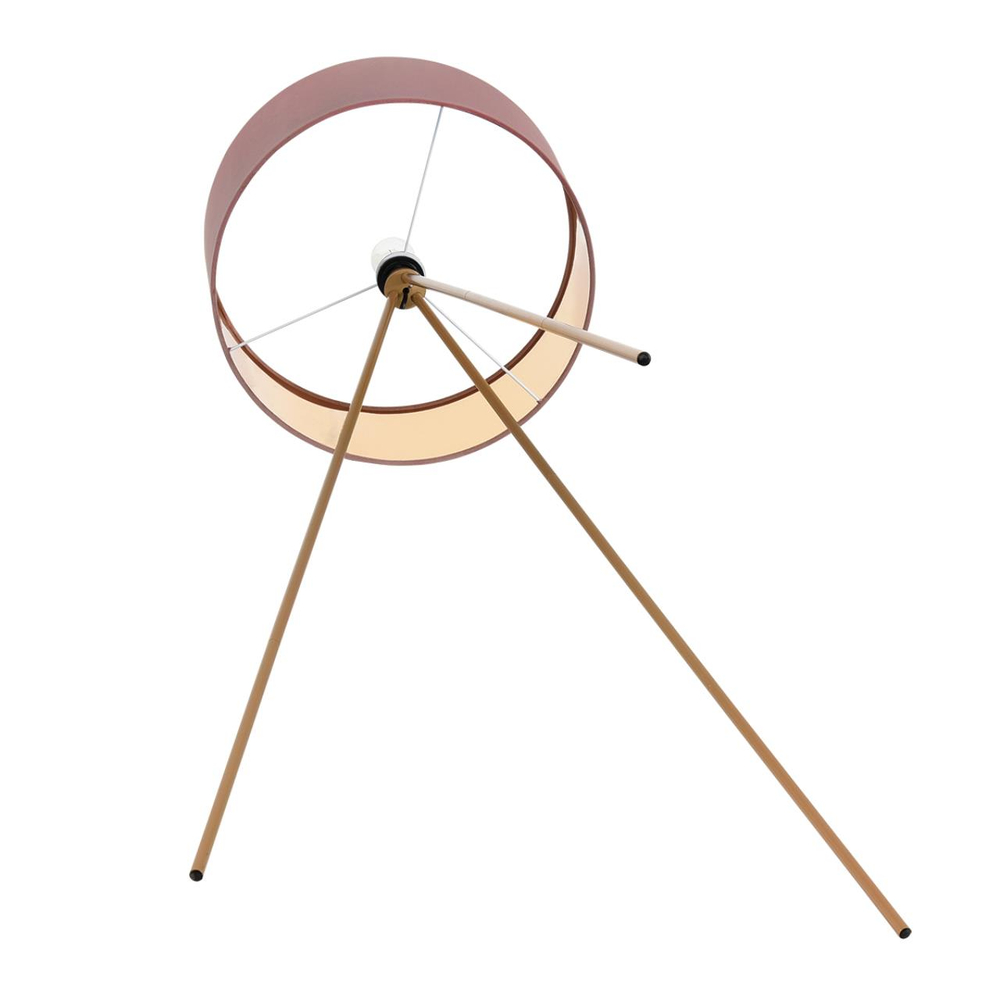 8076/1F NEOCLASSI LN26 466 золото/коричневый, металл/текстиль Торшер E27 1*60W 220V AVIOLA