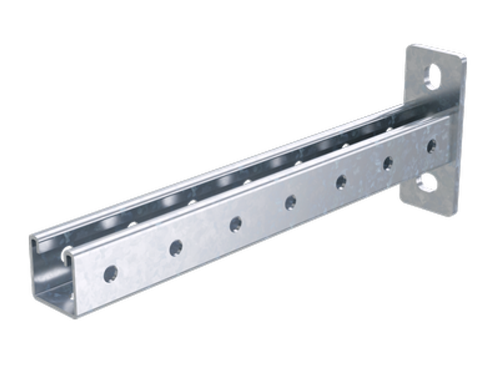 Консоль одиночная, 41х41, осн.300 мм, горячеоцинкованный