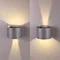 358003 STREET NT19 388 темно-серый Ландшафтный светильник IP54 LED 3000К 2*3W 85-265V KAIMAS