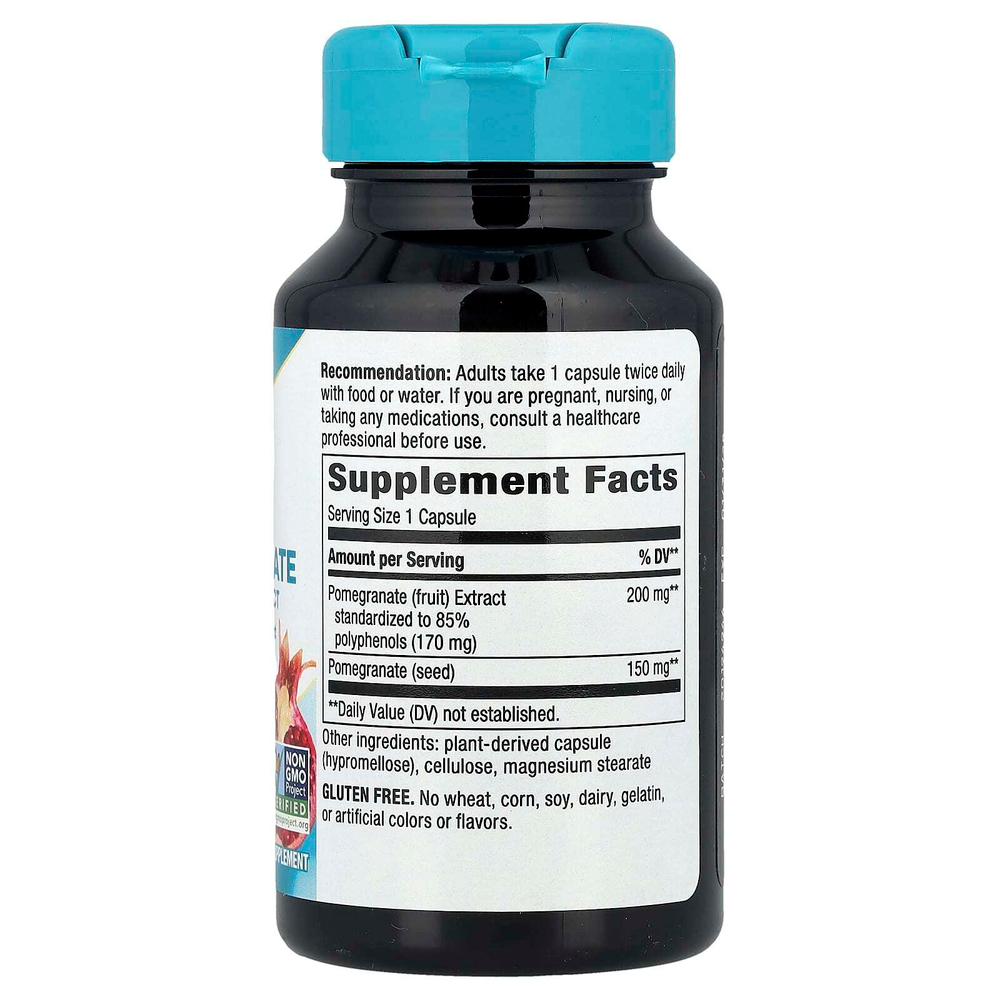 Nature's Way, Premium Extract, гранат, 350 мг, 60 веганских капсул