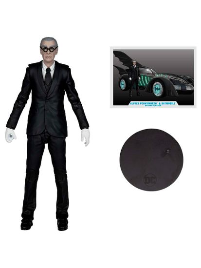 Фигурки Бэтмобиль и Альфред Пенниуорт DC Universe McFarlane Бэтмен Навсегда 79см 787926150193