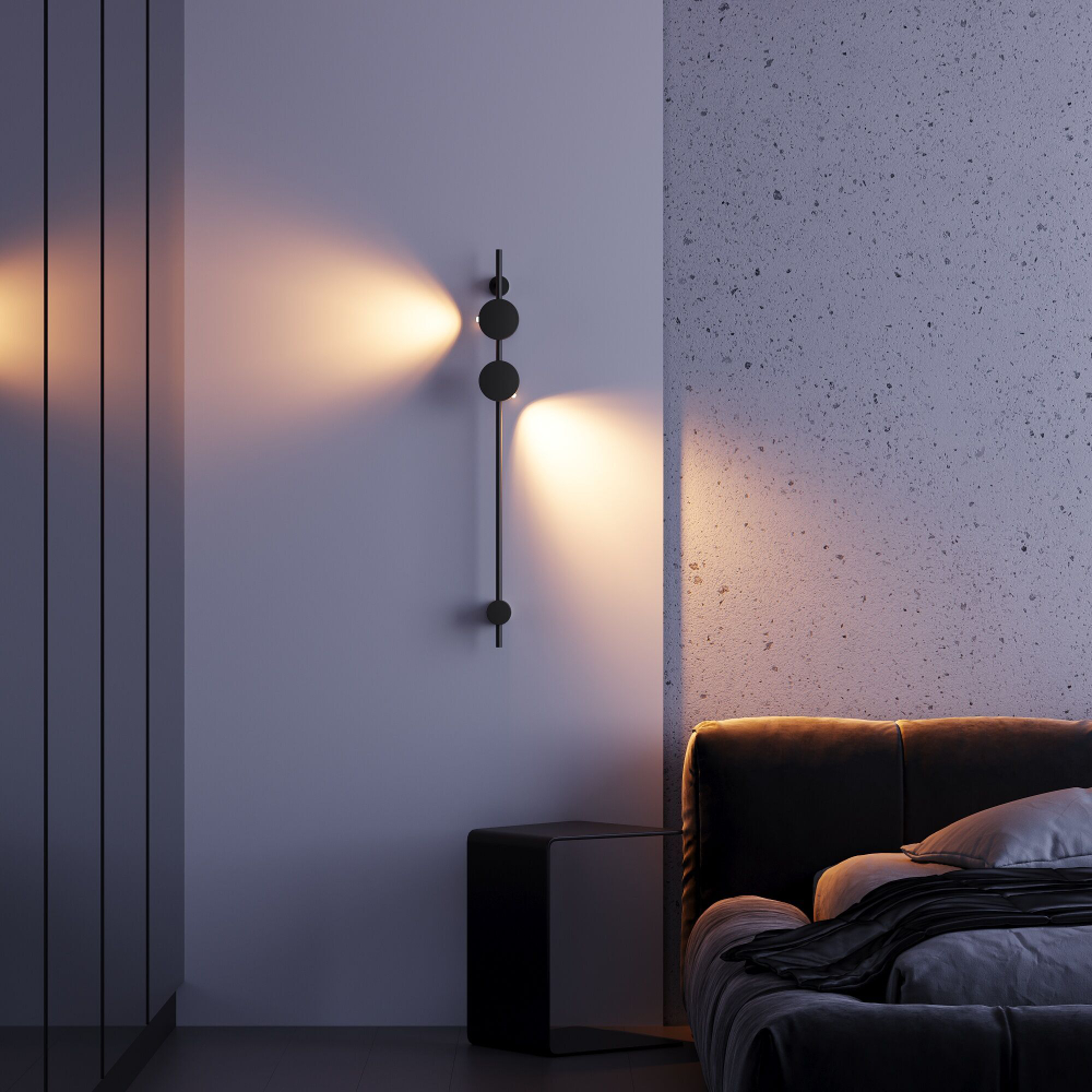 Настенный светодиодный светильник Elektrostandard Illume 40154/LED 3000K черный