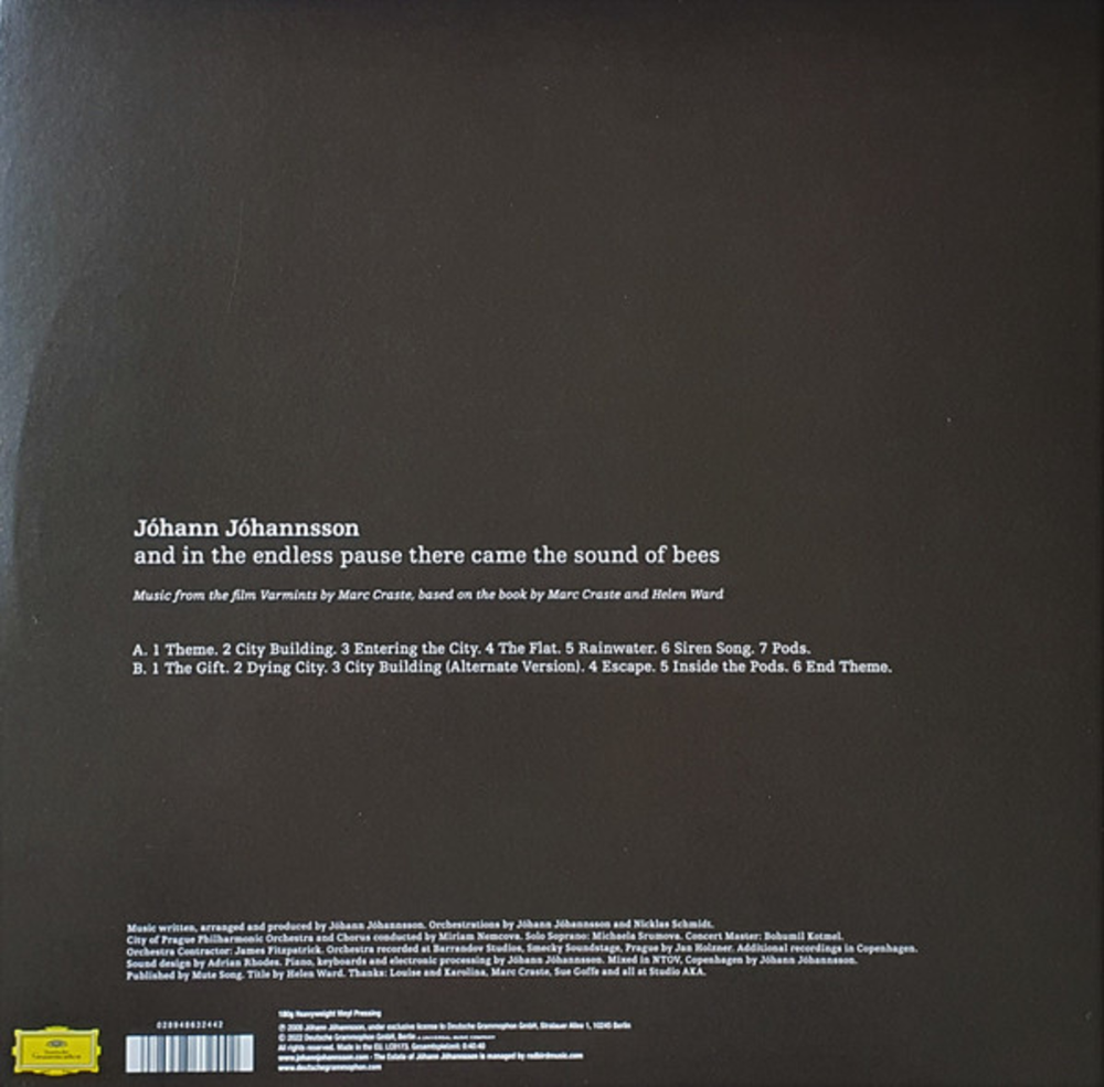 Soundtrack / Johann Johannsson: And In The Endless Pause There Came The Sound Of Bees (LP)