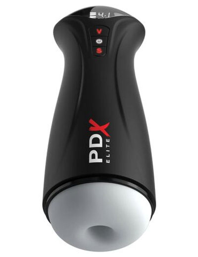 Мастурбатор с вибрацией Fap-gasm (Цвет: белый с черным)