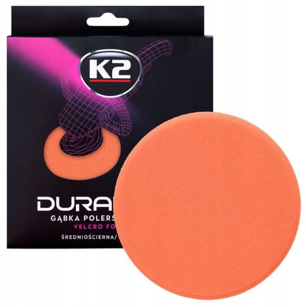 ПОЛИРОВАЛЬНАЯ ГУБКА К2 DURAFLEX ОРАНЖЕВАЯ 150 MM